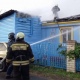В Курске утром сгорел жилой дом