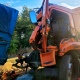 Под Курском в аварии с двумя КамАЗами пострадал водитель