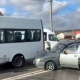 В Курской области в тройной аварии с автобусом ранена женщина