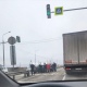 В Курске автомобиль влетел в дорожное ограждение на разделительной полосе