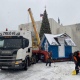 В Курске устанавливают «Приемную Деда Мороза» на Театральной площади