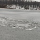 В Железногорске спасли неадеквата, провалившегося на тонком льду водохранилища