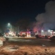 В Курской области детский сад загорелся после падения обломков беспилотника