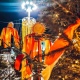 Красный лес на Красной площади Курска украсили к Масленице