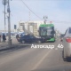 В центре Курска случилась авария с автобусом