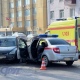 В центре Курска попала в аварию патрульная машина Росгвардии