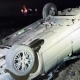 Под Курском ранены парень и девушка в перевернувшейся машине