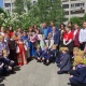 В Курске для жительницы блокадного Ленинграда школьники исполнили песни Победы
