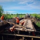 В Курской области ремонтируют мост через реку Косоржа