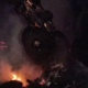 Ночной пожар в центре Курска уничтожил строение и повредил торговые павильоны