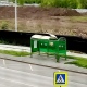 В Курске стихия повредила остановку транспорта