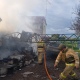 В Курской области потушен серьезный пожар в приграничье