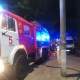Серьезная авария под Курском: автомобиль врезался в опору ЛЭП