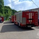 В центре Курска замечено много пожарных машин с мигалками