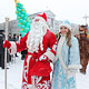 По центру Курска маршировали Деды Морозы