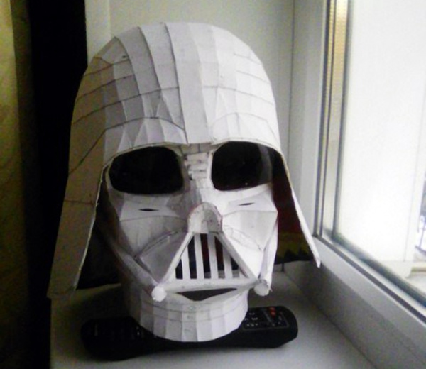 Шлем Дарта Вейдера (Звездные войны) из бумаги