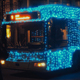 На улицы Курска вышли новогодние троллейбусы и трамвай со Снегурочкой