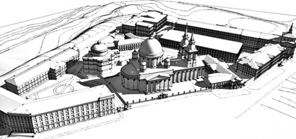 Курский кремль со стороны Красной площади