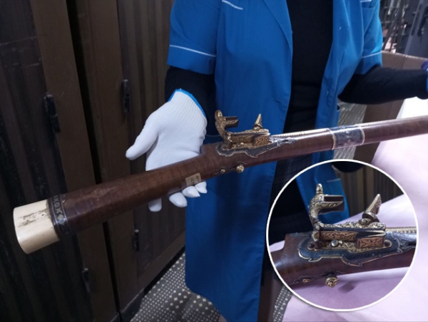 Долгие годы считалось, что ружье принадлежало Шамилю, почетному пленнику князя Барятинского Долгие годы считалось, что ружье принадлежало Шамилю, почетному пленнику князя Барятинского
