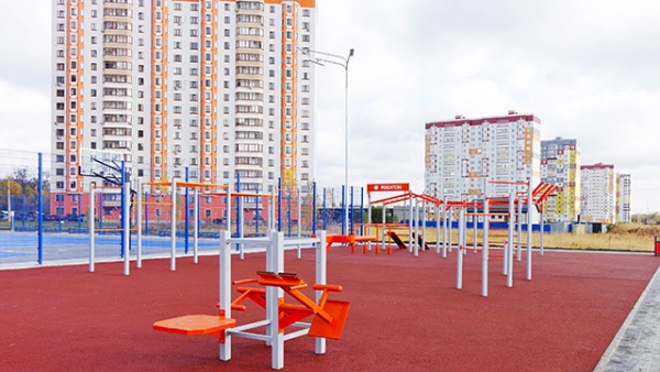 Новая спортивная площадка в атомграде Новая спортивная площадка в атомграде