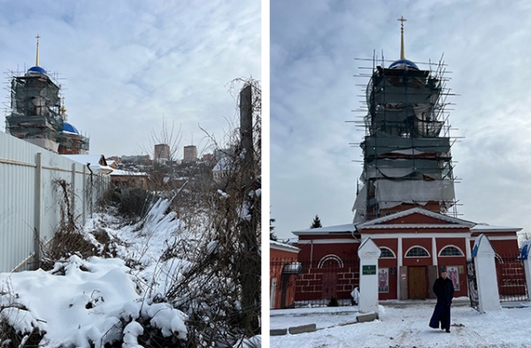 Неожиданно открытые старинные погреба рядом с Михайловским храмом несколько лет зарастают бурьяном Неожиданно открытые старинные погреба рядом с Михайловским храмом несколько лет зарастают бурьяном
