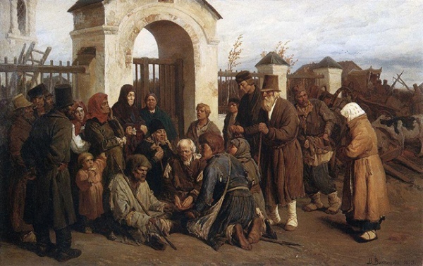 Картина Виктора Васнецова «Нищие певцы» Картина Виктора Васнецова «Нищие певцы»