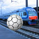 Футболист мячом остановил поезд