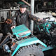 Конышевский «Кулибин» собрал мини-трактор из металлолома
