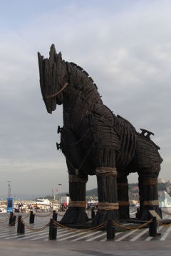 Троянский конь из голливудской драмы «Троя»