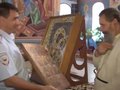 Курская область. Полицейские вернули в храм похищенную икону «Вознесение Господне» (видео)