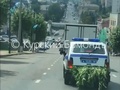 По центру Курска ездила полицейская машина, набитая коноплей