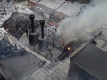 Под Курском несколько часов тушили горящий Льговский сахарный завод (ВИДЕО С БЕСПИЛОТНИКА)