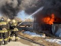 В Курске потушен пожар, напугавший горожан столбом черного дыма