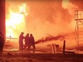 Пожар на нефтебазе под Курском тушат после атаки беспилотника ВСУ