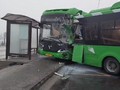 В Курске ранены шесть человек в аварии двух новых автобусов