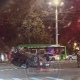 В Курске произошла авария на площади Перекальского, одна машина на крыше